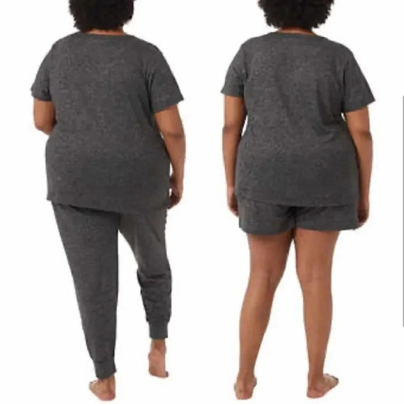 32 Degrees Ladies' 3-piece Lounge Set Black - Picture 2 of 6